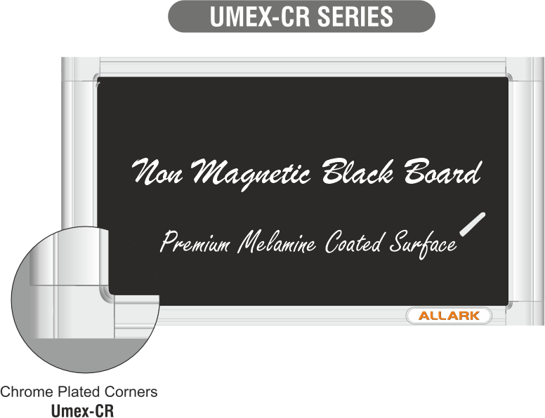 Non-magnetic black chalk board detail 4